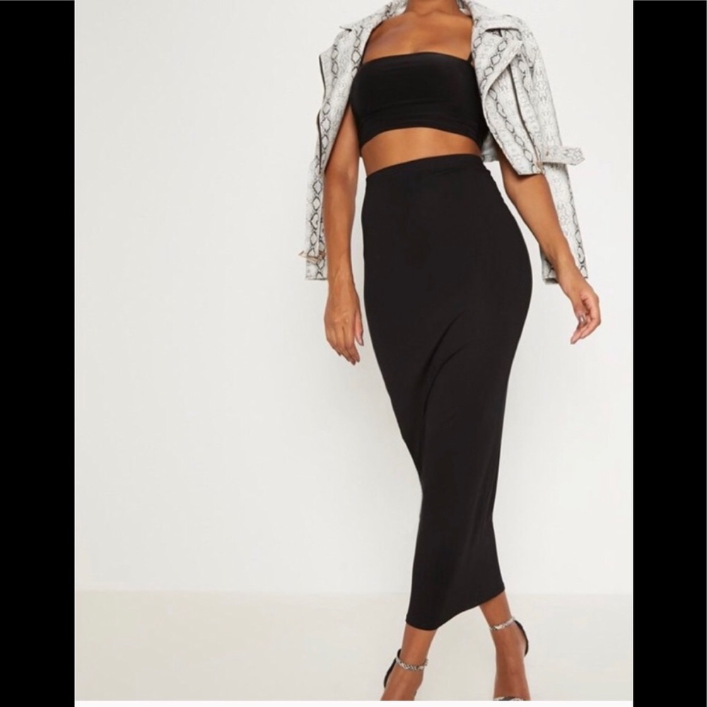 Fitted Maxi Skirt